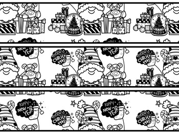 Christmas Gnomes Bulletin Board Decor Kit, Christmas Gnomes Letters