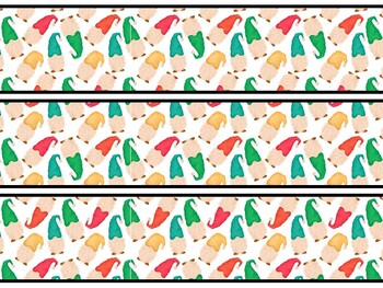 Christmas Gnomes Bulletin Board Decor Kit, Christmas Gnomes Letters