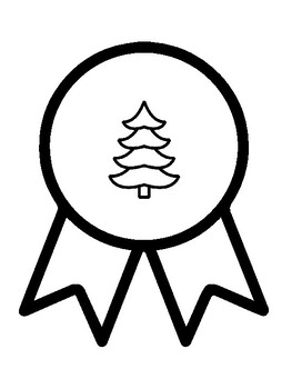 Christmas Tree Activities and Decor Kit, Decor, Coloring, Craft and Writing
