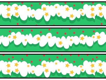Christmas Trees Bulletin Board Decor Kit, Christmas Trees Letters