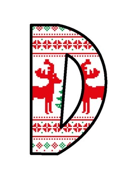 Christmas Ugly Sweater Bulletin Board Decor, Christmas Quote
