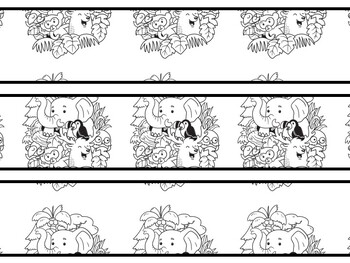 Cute Animals Bulletin Board Decor Kit, Cute Animals Letters