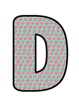 DONUT STRESS! AIM FOR COLLEGE!, Donut Bulletin Board Decor