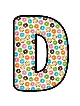 DONUT YOU KNOW THESE BIRDS AND ANIMALS?, Donut Bulletin Board Decor