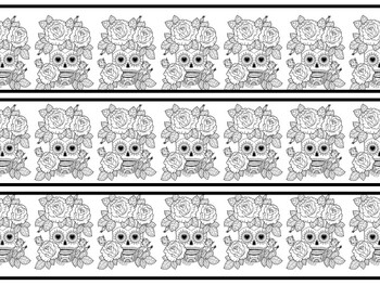 Day Of The Dead Bulletin Board Decor Kit, Day Of The Dead Letters