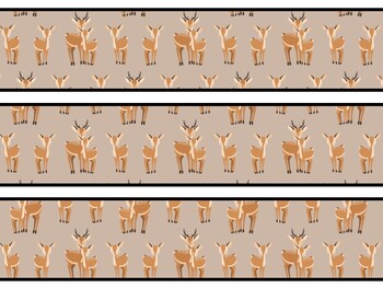 Deer Bulletin Board Decor Kit, Deer Letters