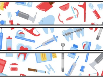 Dental Health Bulletin Board Decor Kit, Dental Health Letters