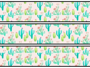 Desert Bulletin Board Decor Kit, Desert Letters