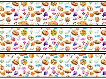 Desserts Bulletin Board Decor Kit, Desserts Letters