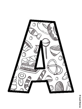 Desserts Bulletin Board Décor Kit, Desserts Bulletin Board Letters