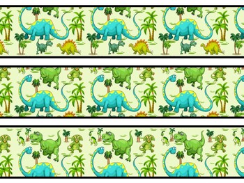 Dinosaur Bulletin Board Decor Kit, Dinosaur Letters, Dinosaur Borders