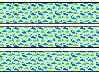 Dinosaur Bulletin Board Decor Kit, Dinosaur Letters, Dinosaur Borders