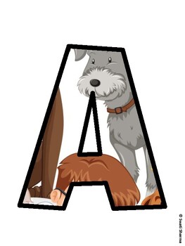 Dog Bulletin Board Decor Kit, Dog Bulletin Board Letters