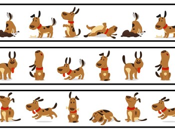 Dog Bulletin Board Decor Kit, Dog Letters