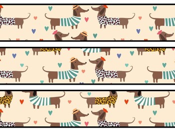 Dog Bulletin Board Decor Kit, Dog Letters