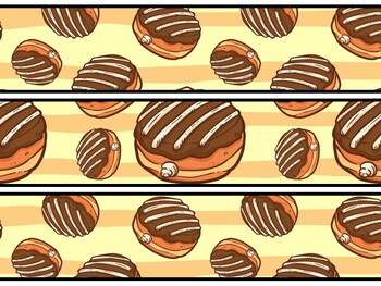 Donut Bulletin Board Decor Kit, Donut Letters