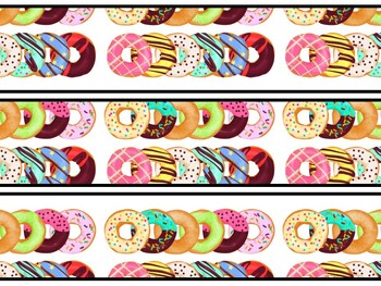 Donut Bulletin Board Decor Kit, Donut Letters