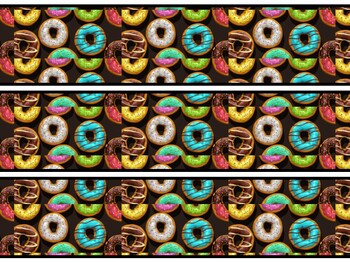 Donut Bulletin Board Decor Kit, Donut Letters