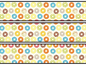 Donut Bulletin Board Decor Kit, Donut Letters