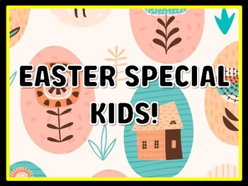 EASTER SPECIAL KIDS! Easter Door Décor, Easter Bulletin Board Décor Kit