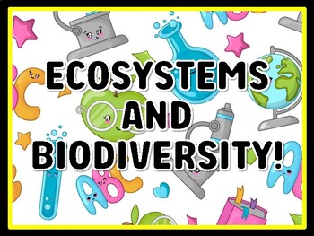 ECOSYSTEMS AND BIODIVERSITY! Grade 6 Science Door Decor