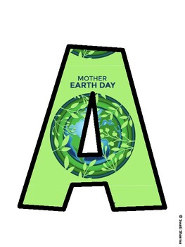 Earth Day Bulletin Board Décor Kit, Earth Day Bulletin Board Letters