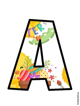 Easter Bulletin Board Décor Kit