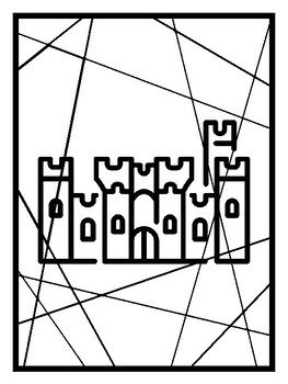 England Activities and Decor Kit, Decor, Coloring, Craft and Writing