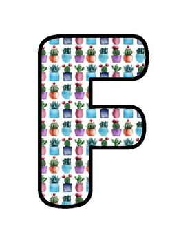 FAN-CACTUS MEMORIES!, Cactus, Succulents Bulletin Board Decor