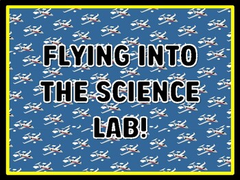 FLYING INTO THE SCIENCE LAB! Air Transportation Door Décor