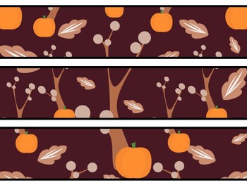 Fall Bulletin Board Decor Kit, Fall Letters
