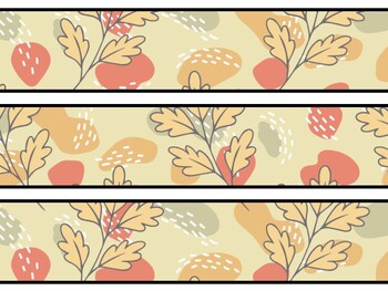 Fall Bulletin Board Decor Kit, Fall Letters