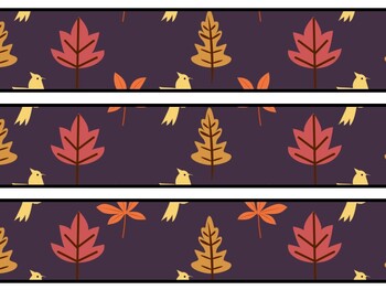 Fall Bulletin Board Decor Kit, Fall Letters