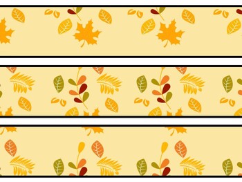 Fall Bulletin Board Decor Kit, Fall Letters