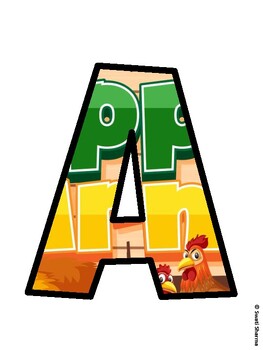 Farm Bulletin Board Décor Kit, Farm Bulletin Board Letters