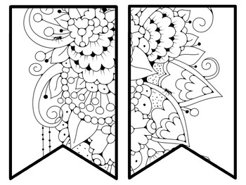 Floral Bulletin Board Decor Kit, Floral Letters, Floral Borders, Floral Banner