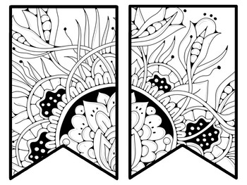 Floral Bulletin Board Decor Kit, Floral Letters, Floral Borders, Floral Banner