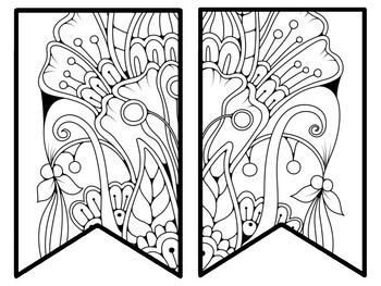 Floral Bulletin Board Decor Kit, Floral Letters, Floral Borders, Floral Banner
