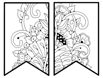 Floral Bulletin Board Decor Kit, Floral Letters, Floral Borders, Floral Banner