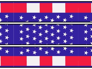 Fourth Of July Bulletin Board Decor Kit, Fourth Of July Letters