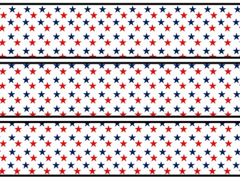 Fourth Of July Bulletin Board Decor Kit, Fourth Of July Letters