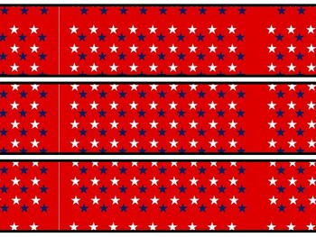 Fourth Of July Bulletin Board Decor Kit, Fourth Of July Letters