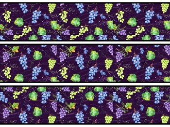 Fruits, Grapes Bulletin Board Decor Kit, Fruits, Grapes Letters