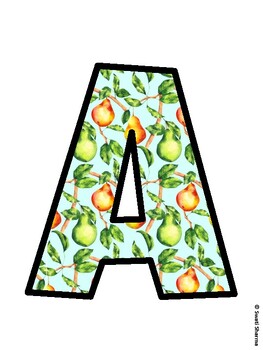 Fruits, Pear Bulletin Board Décor Kit