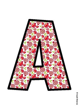 Fruits, Pomegranate Bulletin Board Décor Kit