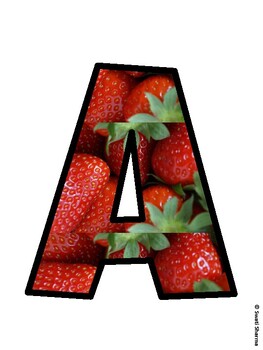 Fruits, Strawberry Bulletin Board Décor Kit, Fruits, Strawberry Bulletin Boar