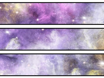 Galaxy Bulletin Board Decor Kit, Galaxy Letters, Galaxy Borders