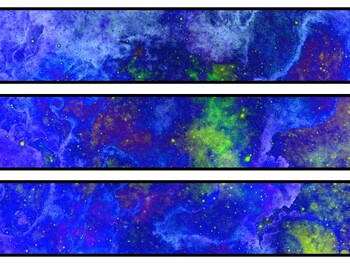 Galaxy Bulletin Board Decor Kit, Galaxy Letters, Galaxy Borders