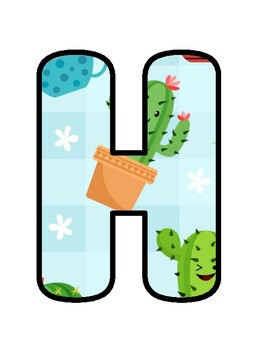 HAPPY BIRTHDAY TO EVERYONE!, Cactus, Succulents Bulletin Board Decor