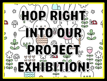 HOP RIGHT INTO OUR PROJECT EXHIBITION! Bunny Door Décor